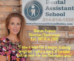 Dental Assistant School Dallas - Director and Instructor Sharon Francis